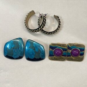 Lot of 3 earrings